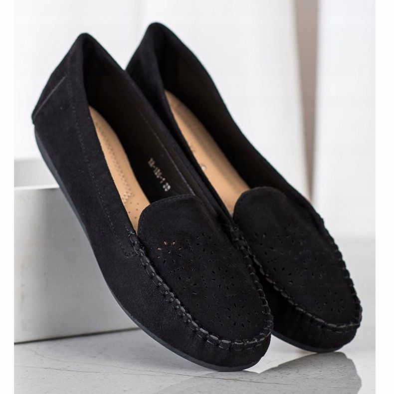 Best Shoes Mocassini Con Motivo Traforato nero 1
