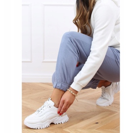 Bianco 9931 Scarpe sportive bianche bianca 1