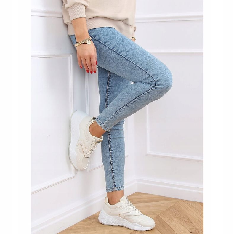 Beige GB-003 Scarpe sportive beige 1