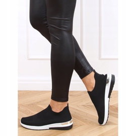 Nero G-362 Calze nere scarpe sportive 2