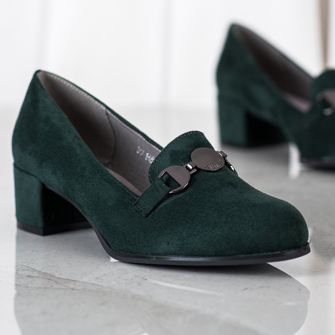 Décolleté casual di Sergio Leone verde 1