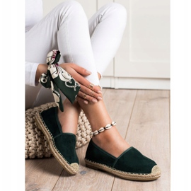 Kayla Espadrillas traforate leggere verde 1