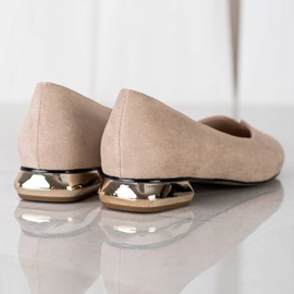 Décolleté Con Tacco Oro VINCEZA beige 1