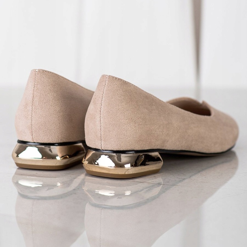 Décolleté Con Tacco Oro VINCEZA beige 1