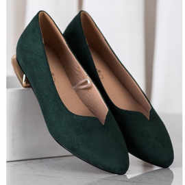 Décolleté Con Tacco Oro VINCEZA verde 1
