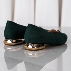 Décolleté Con Tacco Oro VINCEZA verde 2