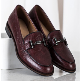 Scarpe Sergio Leone con stampa serpente rosso 2