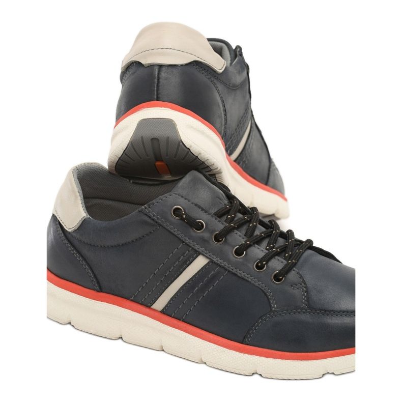 Scarpe casual da uomo Vices SD63-13 Navy 41 46 beige blu navy blu 1