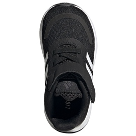 Adidas Duramo Sl I scarpe da bambino nere e bianche FX7320 nero 1