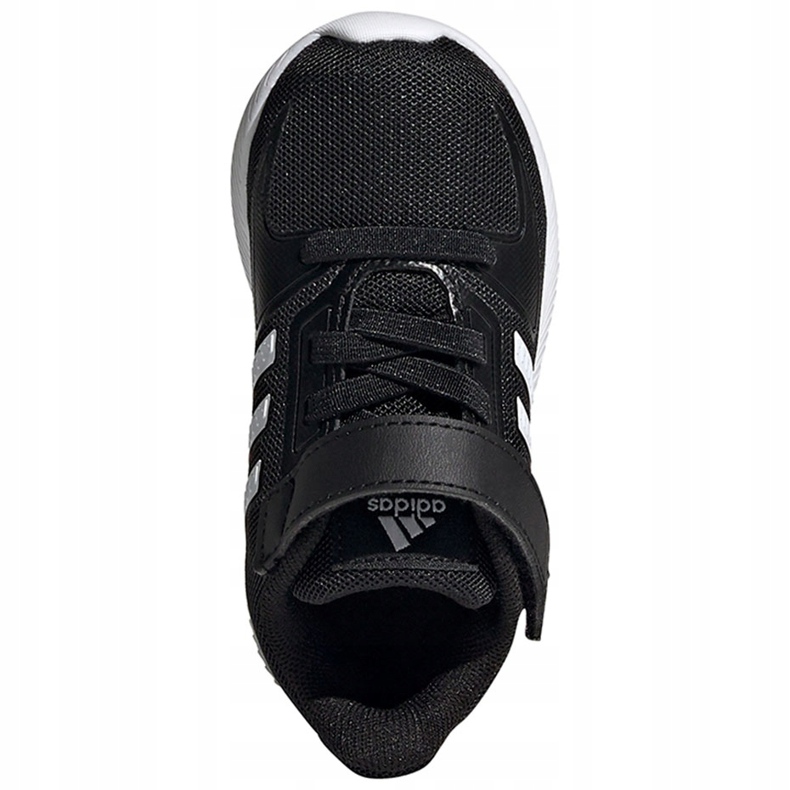 Adidas Runfalcon 2.0 I scarpe da bambino nere e bianche FZ0093 bianco nero 1