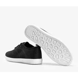 Sneakers sportive traforate nere di Maci nero 1