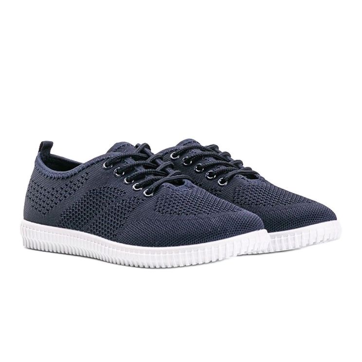 Sneaker Maci blu navy traforato 1