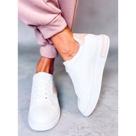 Sneakers da donna bianche CC-42 Pink bianco 1