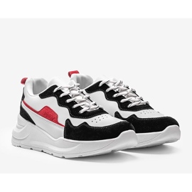 Sneakers bianche con accessori Alexia neri bianco 1