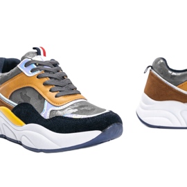 Sneakers mimetiche grigie di Lindsay marrone 2