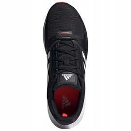 Adidas Runfalcon 2.0 M FZ2803 scarpe da corsa bianco nero arancia 2