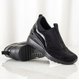 VINCEZA Slip On Scarpe nero 1