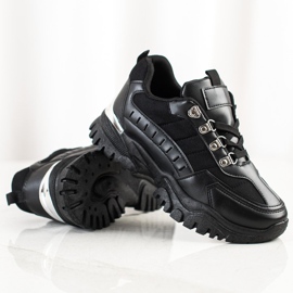 SHELOVET Scarpe da ginnastica nere nero 1