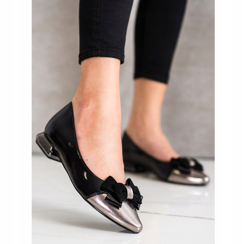 Décolleté Eleganti Con Fiocco VINCEZA nero 1