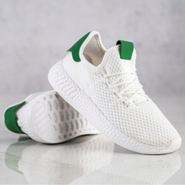 Bona Sneakers in tessuto leggero bianca 1