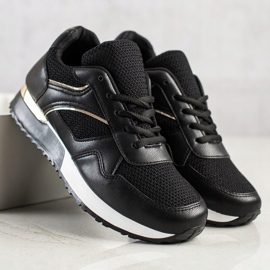 SHELOVET Sneakers alla moda per la primavera nero 1