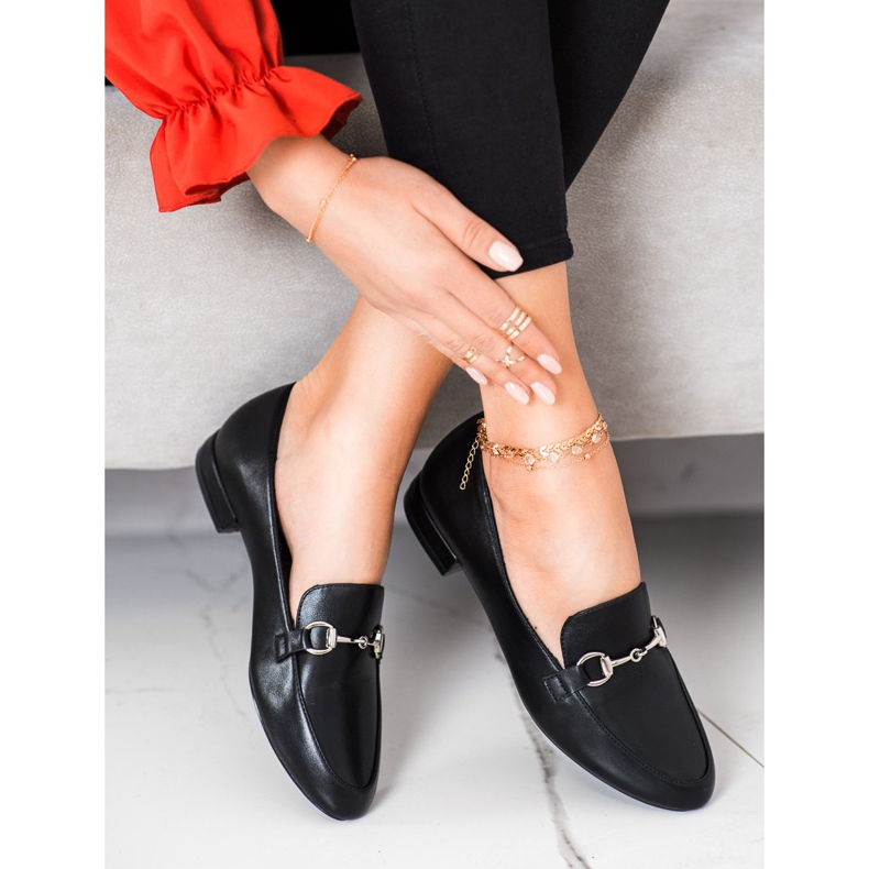 Sergio Leone Mocassini Classici Con Ecopelle nero 2