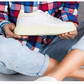 SHELOVET Sneakers Sulla Piattaforma Verde bianca 1
