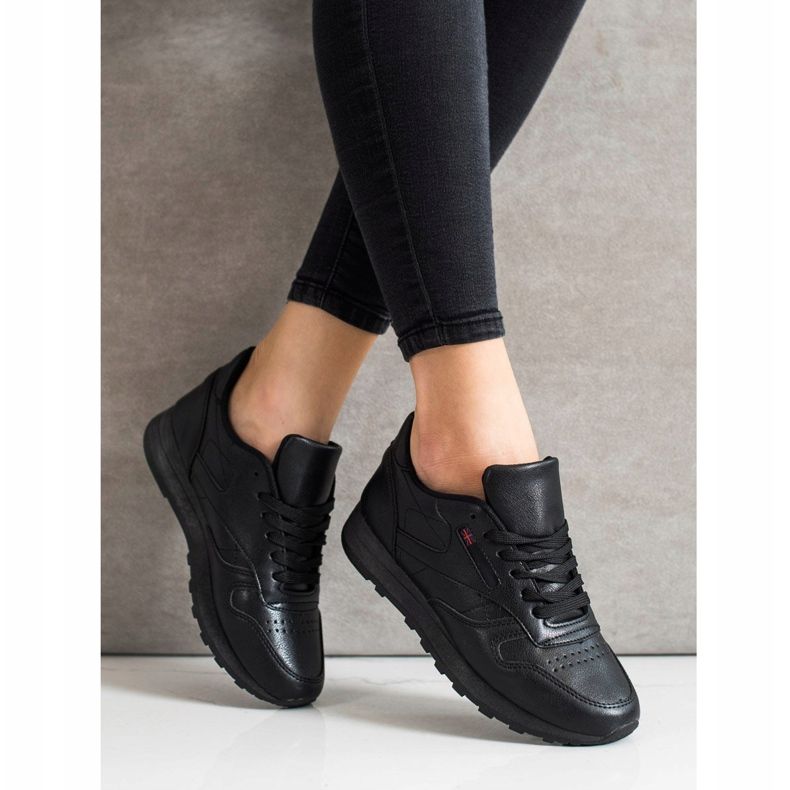 SHELOVET Scarpe da ginnastica classiche nero 1