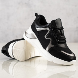 Weide Comode scarpe da ginnastica alla moda nero 1