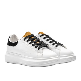 Sneakers con suola Chunky Lauryn bianche bianco 1