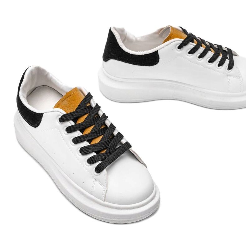 Sneakers con suola Chunky Lauryn bianche bianco 2
