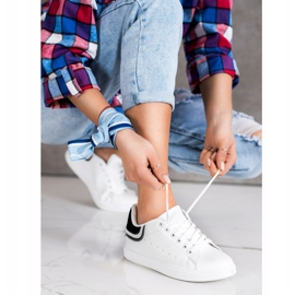 SHELOVET Sneakers Con Inserto Nero bianca 1