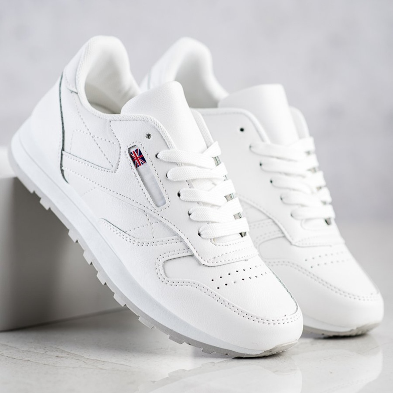SHELOVET Scarpe da ginnastica classiche bianca 1