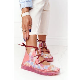Stivali da donna in pelle Maciejka Rosa 04457-15 multicolore 1