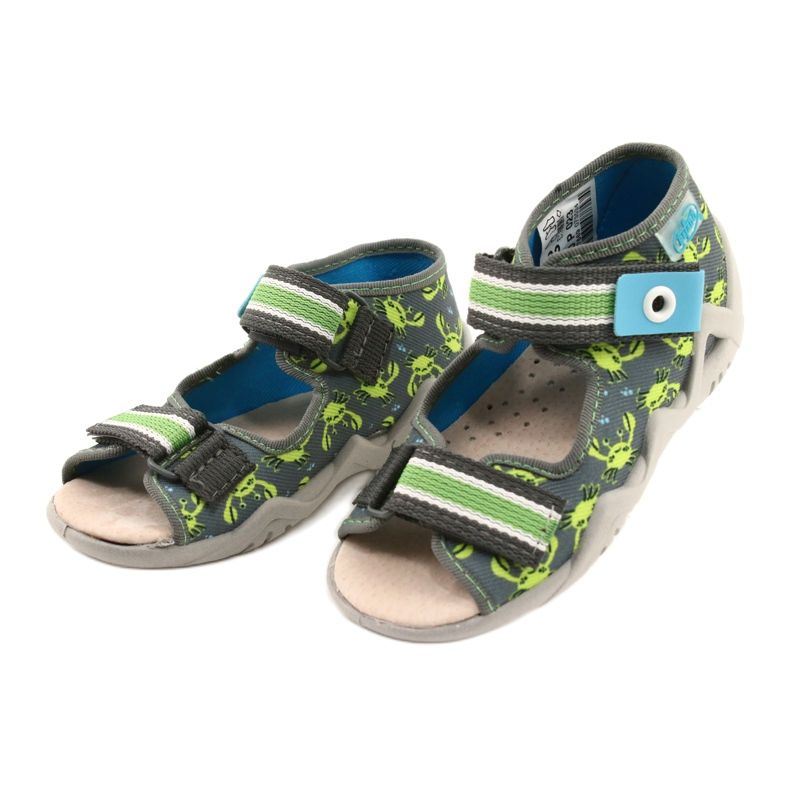 Sandali Befado scarpe per bambini 350P023 verde 1
