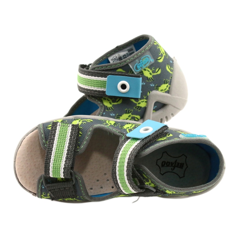 Sandali Befado scarpe per bambini 350P023 verde 4