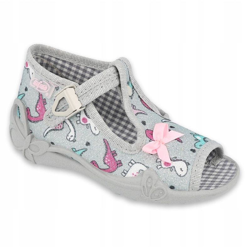 Scarpe per bambini Befado 213P123 rosa argento 1