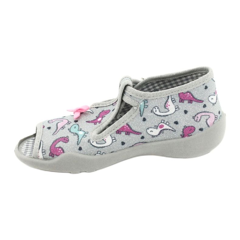 Scarpe per bambini Befado 213P123 rosa d'argento 2