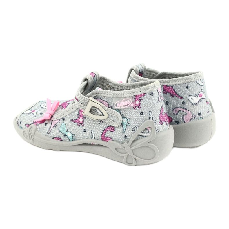 Scarpe per bambini Befado 213P123 rosa d'argento 5