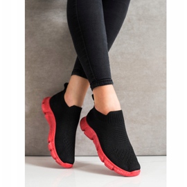 SHELOVET Scarpe da ginnastica slip-on alla moda nero 1