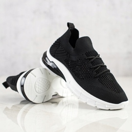 Filippo Sneaker stringate e traforate nero 1