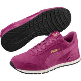 Scarpe da corsa da donna Puma St Runner V2 Sd rosa 365279 06 d'oro 3