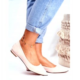 Evento Ballerine Da Donna In Pelle Scamosciata Spitz Beige Westley 3
