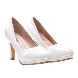 Décolleté bianche sul tallone di Alisa bianca 1