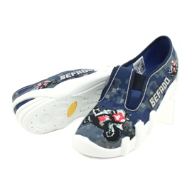 Scarpe per bambini Befado 290Y203 blu navy blu grigio 4