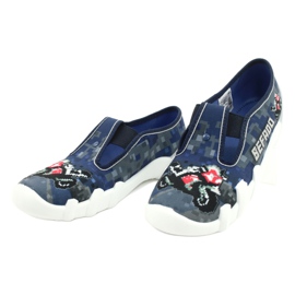 Scarpe per bambini Befado 290Y203 blu navy blu grigio 3
