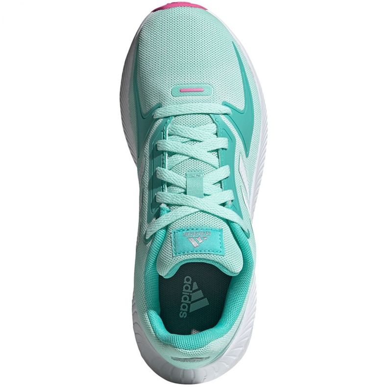 Adidas Runfalcon 2.0 K Jr FY9502 scarpe da corsa verde 2