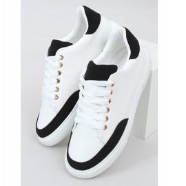 Sneakers da donna bianche 6110 Nere bianco nero 1