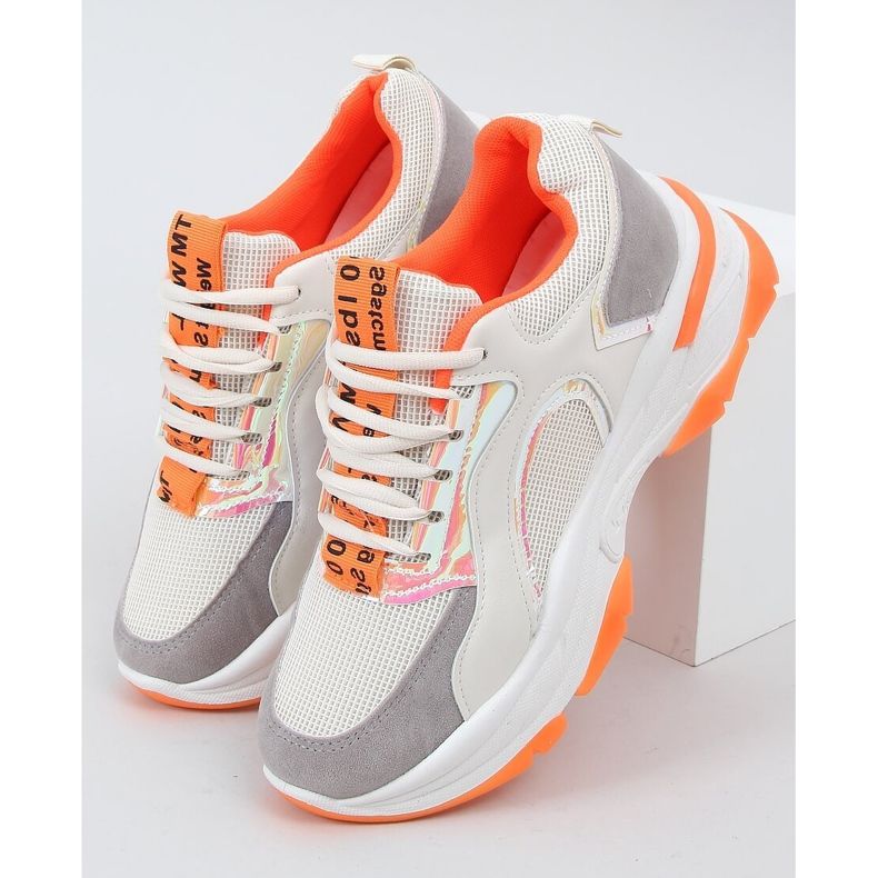 Scarpe sportive beige R12YD518-11 Arancione arancia 1