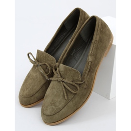 Mocassini classici da donna verdi 3394 Green verde 1
